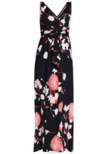 Anna Field kvinner maxi kjole svart/rosa P266L143 - Bilde 5