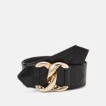 Anna Field kvinner midjebelte svart P266L2765