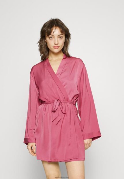 Anna Field kvinner morgenkåpe rosa P266L1081
