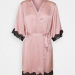 Anna Field kvinner morgenkåpe rosa P266L1084
