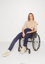 Anna Field kvinner mørkeblå bukser P266L643 - Bilde 8