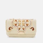 Anna Field kvinner over kroppsveske beige P266L2546
