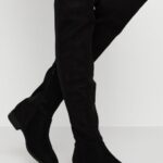 Anna Field kvinner over-the-kne boots svarte P266L2226