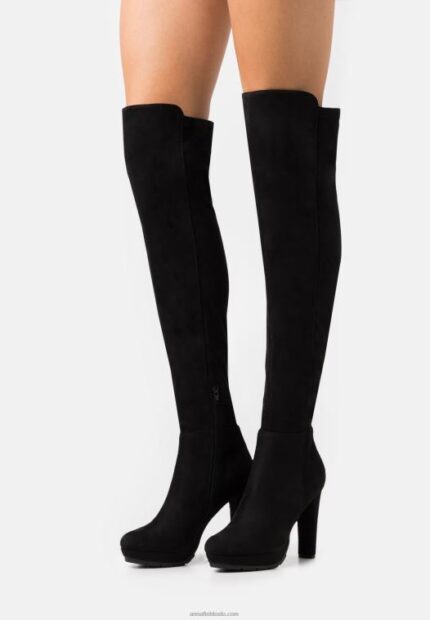 Anna Field kvinner over-the-kne boots svarte P266L2227