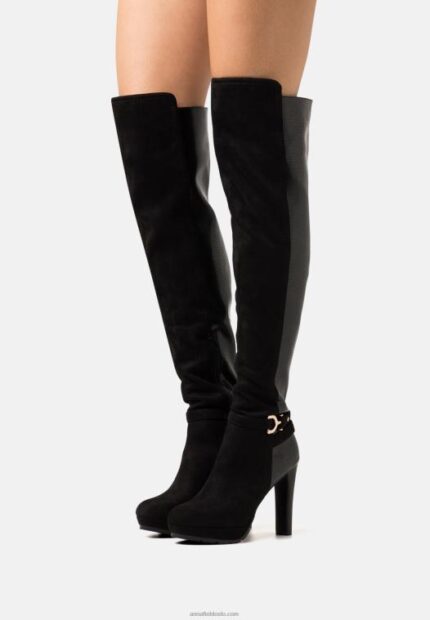 Anna Field kvinner over-the-kne boots svarte P266L2242