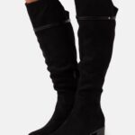 Anna Field kvinner over-the-kne boots svarte P266L2245