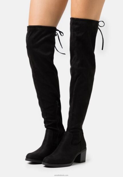 Anna Field kvinner over-the-kne boots svarte P266L2246