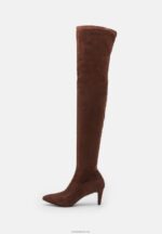Anna Field kvinner over-the-knee støvler brune P266L2234 - Bilde 2