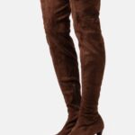 Anna Field kvinner over-the-knee støvler brune P266L2234