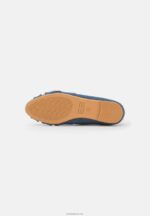 Anna Field kvinner peeptoe ballet pumps blå P266L2120 - Bilde 5