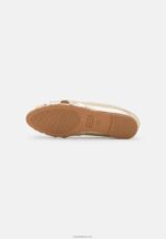 Anna Field kvinner peeptoe ballet pumps gull P266L2103 - Bilde 5