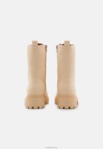 Anna Field kvinner plattform ankelstøvletter beige P266L2023 - Bilde 4
