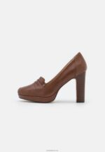 Anna Field kvinner plattform hæler cognac P266L1742 - Bilde 2