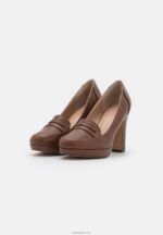 Anna Field kvinner plattform hæler cognac P266L1742 - Bilde 3