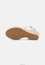 Anna Field kvinner plattformsandaler beige P266L1470 - Bilde 5