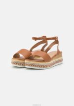 Anna Field kvinner plattformsandaler cognac P266L1474 - Bilde 3