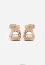 Anna Field kvinner plattformsandaler i skinn beige P266L1576 - Bilde 4