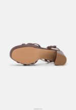 Anna Field kvinner plattformsandaler mørkebrune P266L1558 - Bilde 4