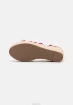 Anna Field kvinner plattformsandaler røde P266L1452 - Bilde 5