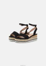 Anna Field kvinner plattformsandaler svarte P266L1462 - Bilde 3