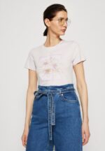 Anna Field kvinner print t-skjorte lilla P266L345 - Bilde 4
