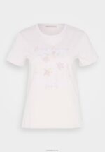 Anna Field kvinner print t-skjorte lilla P266L345 - Bilde 5
