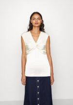 Anna Field kvinner print t-skjorte off-white P266L311