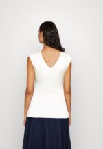 Anna Field kvinner print t-skjorte off-white P266L311 - Bilde 3