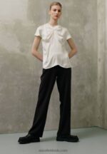 Anna Field kvinner print t-skjorte off white P266L346 - Bilde 2