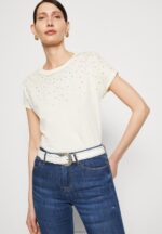 Anna Field kvinner print t-skjorte offwhite P266L369 - Bilde 4