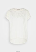 Anna Field kvinner print t-skjorte offwhite P266L369 - Bilde 5