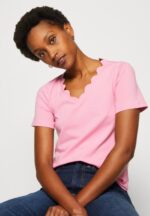 Anna Field kvinner print t-skjorte rosa P266L269 - Bilde 4