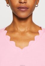 Anna Field kvinner print t-skjorte rosa P266L269 - Bilde 6