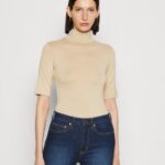 Anna Field kvinner print t-skjorte sand P266L281