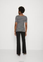 Anna Field kvinner print t-skjorte svart/hvit P266L298 - Bilde 3