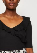 Anna Field kvinner print t-skjorte svart P266L268 - Bilde 6