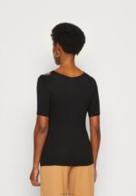 Anna Field kvinner print t-skjorte svart P266L307 - Bilde 3