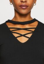 Anna Field kvinner print t-skjorte svart P266L325 - Bilde 6
