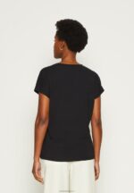 Anna Field kvinner print t-skjorte svart P266L331 - Bilde 3