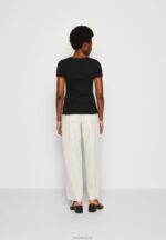Anna Field kvinner print t-skjorte svart P266L353 - Bilde 3