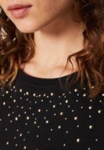 Anna Field kvinner print t-skjorte svart P266L358 - Bilde 6