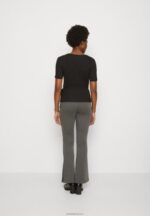 Anna Field kvinner print t-skjorte svart P266L361 - Bilde 3