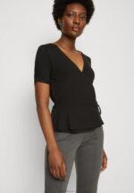 Anna Field kvinner print t-skjorte svart P266L361 - Bilde 4