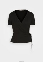 Anna Field kvinner print t-skjorte svart P266L361 - Bilde 5