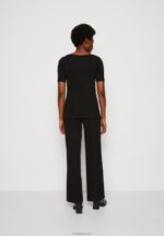 Anna Field kvinner print t-skjorte svart P266L375 - Bilde 3