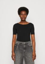 Anna Field kvinner print t-skjorte svart/svart P266L366 - Bilde 2