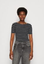 Anna Field kvinner print t-skjorte svart/svart P266L366 - Bilde 4