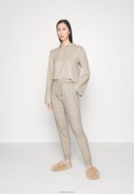Anna Field kvinner pyjamassett brunt P266L1067 - Bilde 2