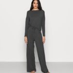 Anna Field kvinner pyjamassett mørkegrå P266L1071