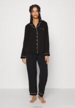 Anna Field kvinner pyjamassett svart P266L1072